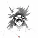 uchiha itachi shoulder tattoo design idea