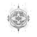 typography with word "tliwh" tattoo design idea