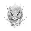 typography with word "tliwh" tattoo design idea