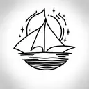 Burn the ship tattoo design idea