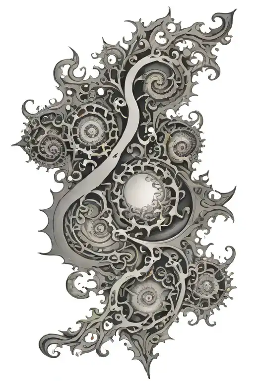 Mandelbrot set tattoo design idea