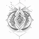 create a tattoo saying: Evolve or repeat,  by using the following :  Evolve:  The word “Evolve” is written in a watercol tattoo design idea