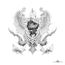 Davis/King family crest tattoo design idea