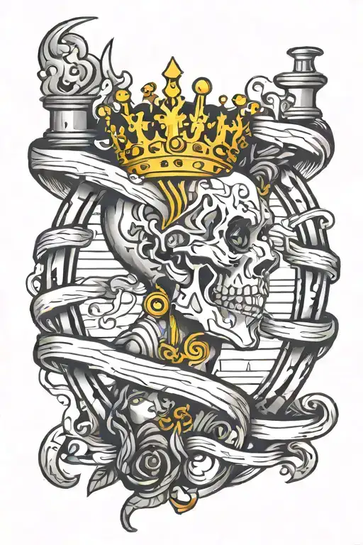 Royalty Loyalty in my DNA  tattoo design idea