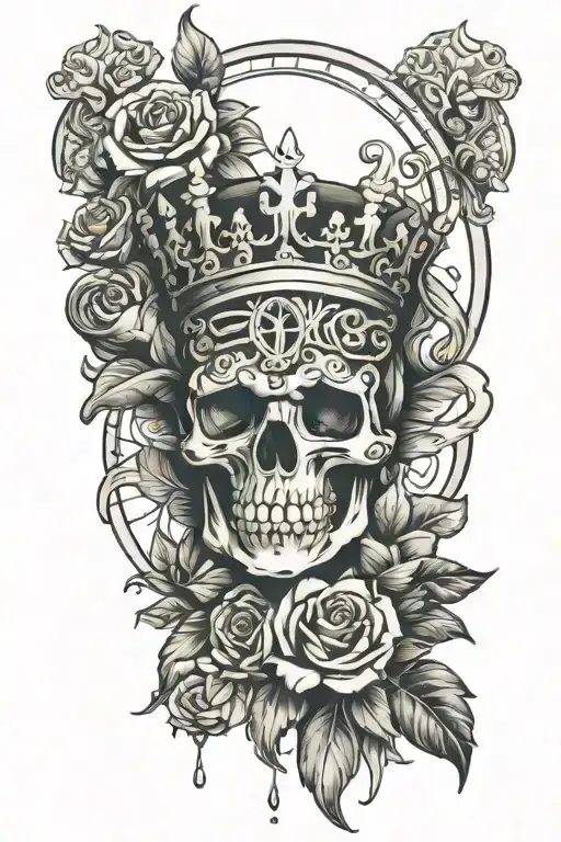Royalty Loyalty in my DNA  tattoo design idea