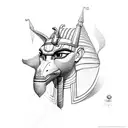 Pharaoh  tattoo design idea