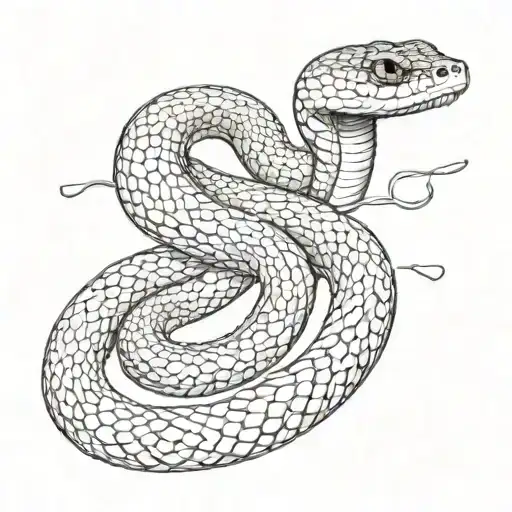 Snake tattoo design idea