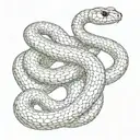 Snake tattoo design idea