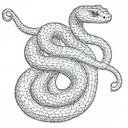 Snake tattoo design idea