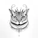 pumpkin tattoo design idea