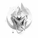 depression representation tattoo design idea