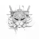 depression representation tattoo design idea