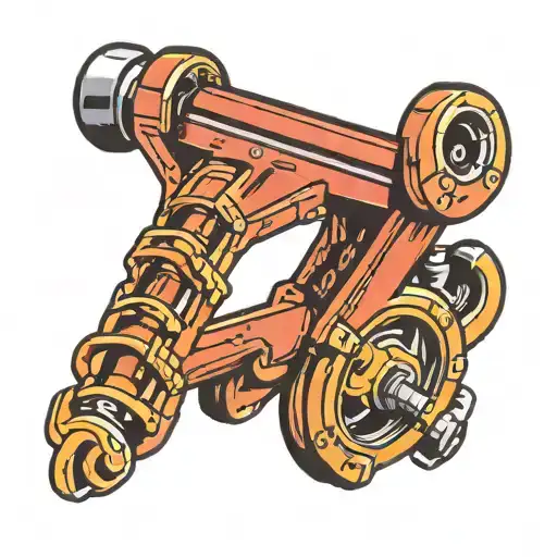 pipe bender crossed with pipe wrench tattoo design idea