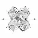 A film reel intertwined with a map, symbolizing your love for both movies and traveling tattoo design idea