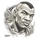 mike tyson portrait tattoo tattoo design idea