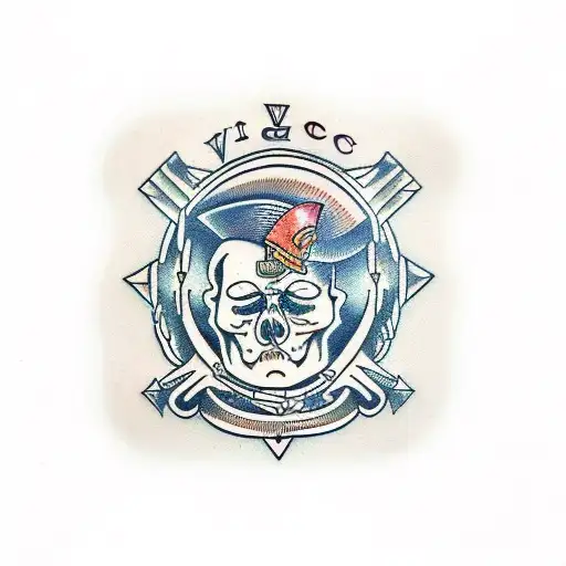 stoic virtues tattoo design idea