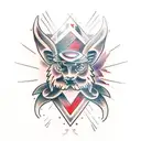 stoic virtues tattoo design idea