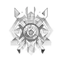 fearless competence as text with a creative element tattoo design idea