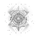 fearless competence as text with a creative element tattoo design idea