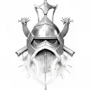 crusades tattoo design idea