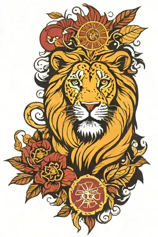 Galatasaray 1905 Lion tattoo design idea
