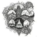 lotr tattoo design idea