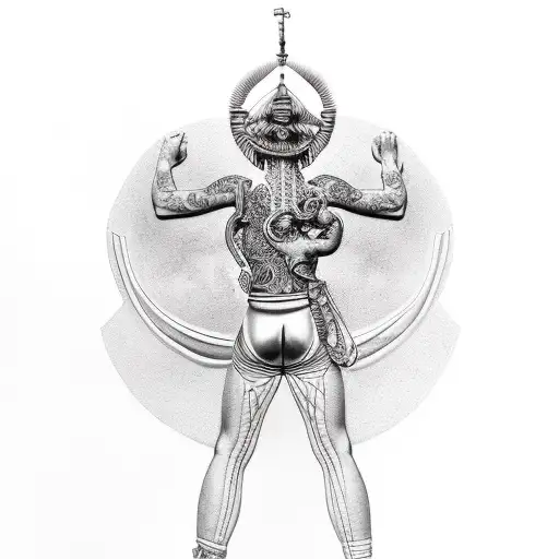 god hermes tattoo design idea