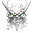 shadow fiend from game dota 2 tattoo design idea