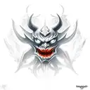 shadow fiend from game dota 2 tattoo design idea