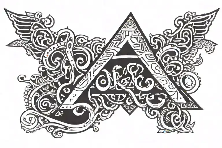 Hebrew writing: never give up tattoo design idea