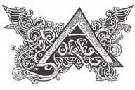 Hebrew writing: never give up tattoo design idea