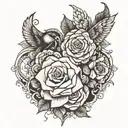 tatto idea for the divorce parents child tattoo design idea