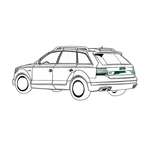 an audi q7 tattoo design idea