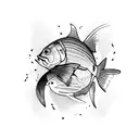 fish & pisces tattoo design idea