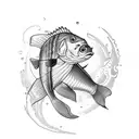 fish & pisces tattoo design idea