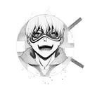 kaneki tattoo design idea
