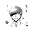 kaneki tattoo design idea