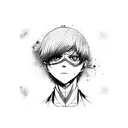 kaneki tattoo design idea