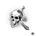 death before dishonor tattoo design idea