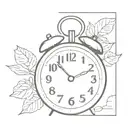 Digital clock tattoo design idea