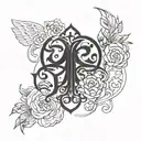 FOE: Family Over Everything tattoo design idea