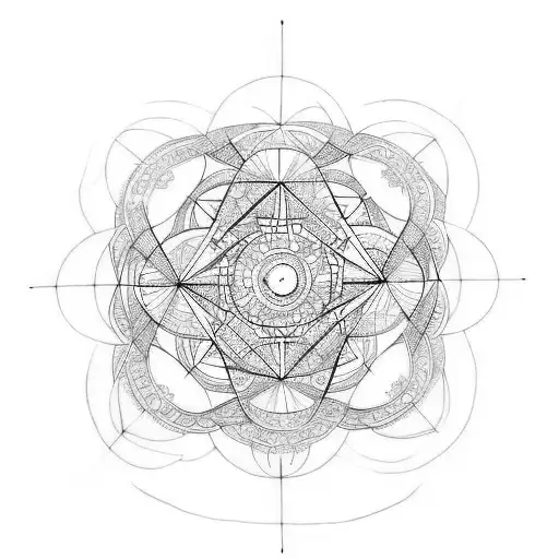 Metatron tattoo design idea