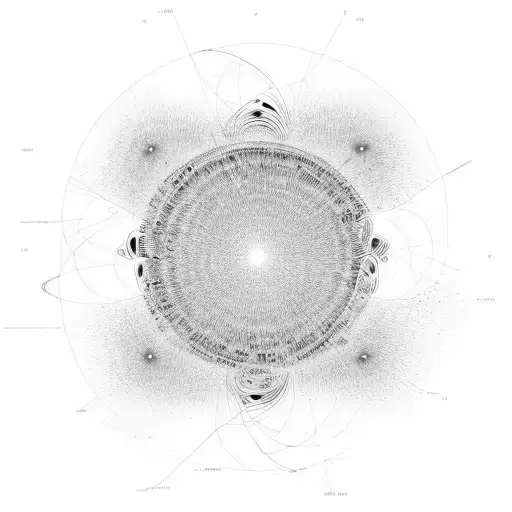 pulsar map tattoo design idea