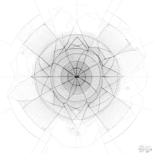 pulsar map with background tattoo design idea