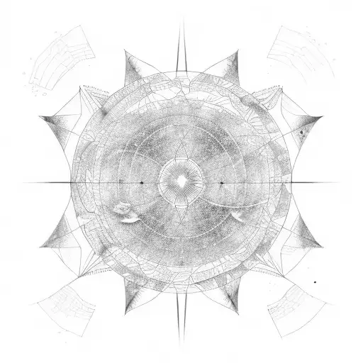 pulsar map voyager tattoo design idea