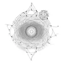 pulsar map tattoo design idea