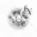 pulsar map tattoo design idea