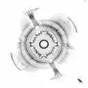 pulsar map tattoo design idea