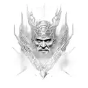 on the back ion lіs, in front of the witch of a kind trimaє vіkіng іz sokir in r tattoo design idea