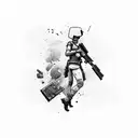 pubg tattoo design idea